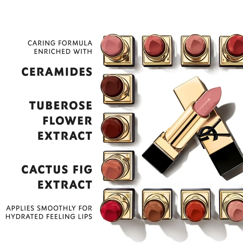 YSL Rouge Pur Couture Mini Satin Lipstick NM Nu Muse NIB .04oz